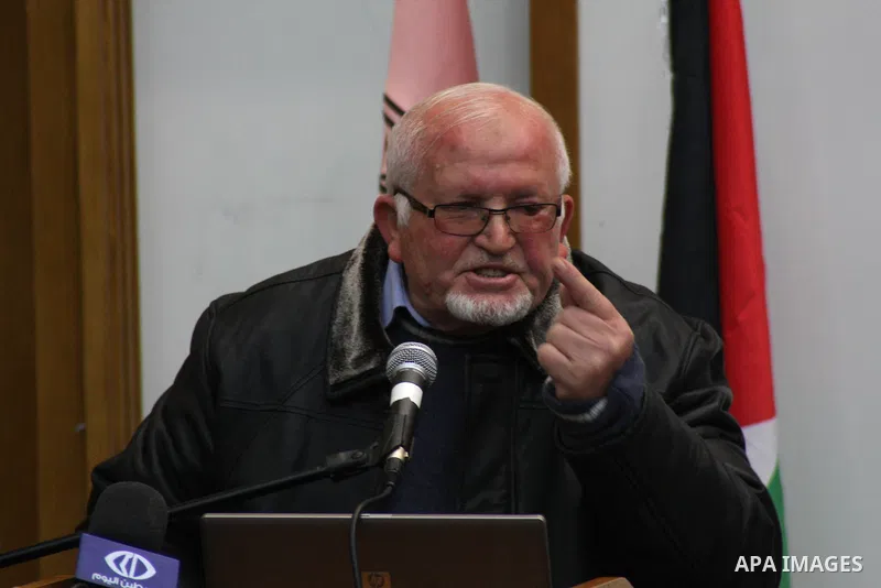 Arif Yousef, representative of Islamic Jihad meets wtih leaders of the palestinian factions to discuss the Palestinian reconciliation, in the West Bank city of Nablus, on Dec. 23, 2012. Photo by Nedal Eshtayah