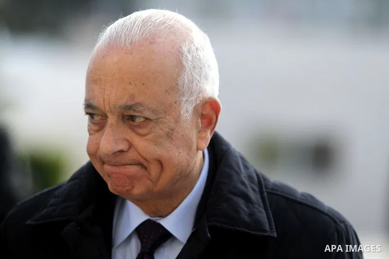 Arab League Secretary-General Nabil Elaraby, during an arrival ceremony in the West Bank city of Ramallah, Dec. 29, 2012. Photo by Issam Rimawi