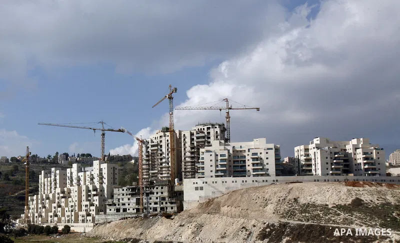 A general view for a construction site of houses in the settlement of Kiryat Moreh in southern Jerusalem, Dec. 30, 2012. The Palestinian presidency condemned on Monday an Israeli government decision to build 1500 new hou...