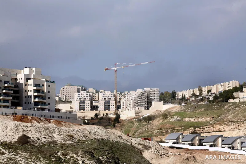 A general view for a construction site of houses in the settlement of Kiryat Moreh in southern Jerusalem, Dec. 30, 2012. The Palestinian presidency condemned on Monday an Israeli government decision to build 1500 new hou...