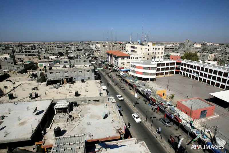 A general view from Rafah city in the southern Gaza Strip, on Feb. 26, 2013. Photo by Eyad Al Baba