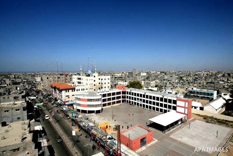 A general view from Rafah city in the southern Gaza Strip, on Feb. 26, 2013. Photo by Eyad Al Baba