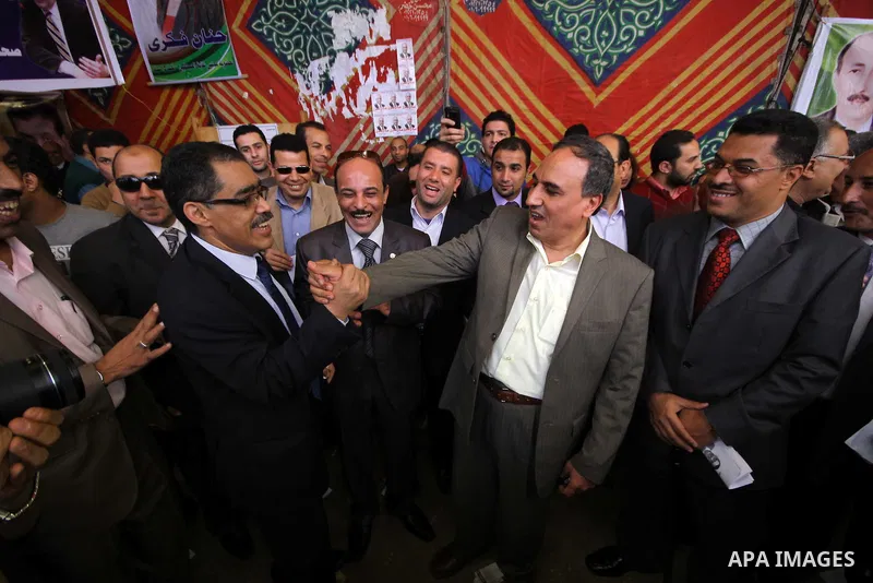 Egyptian journalists participate in the voting during the Journalists Syndicate elections in Cairo on march 01, 2013. Journalists Syndicate elections will determine the new head of a syndicate that has arguably the stron...