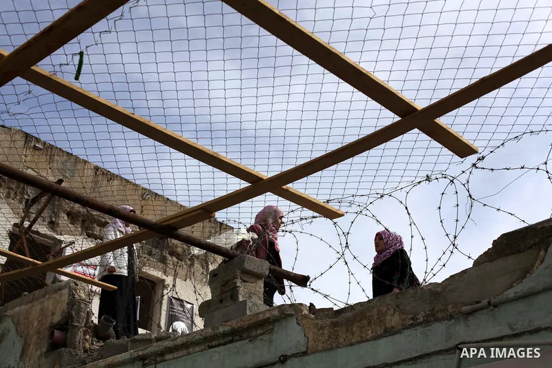 Palestinian woman visit the prison Saraya that had been formerly been used by Israeli security, in Central Gaza City, Gaza Strip, 17 April 2013. The facility has now been turned into a memorial center with the help of Ha...