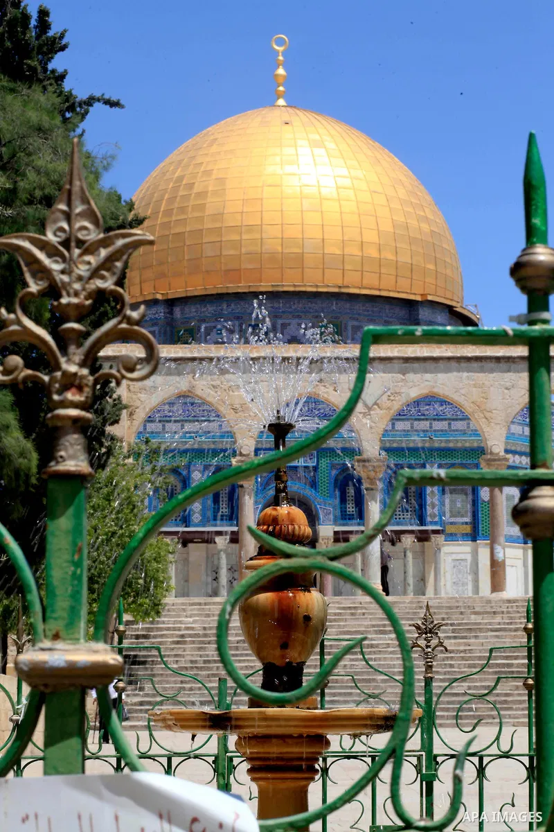 The Dome of the Rock is seen at al-Aqsa mosque compound, Islam's third holiest site, in Jerusalem's Old City on May 23, 2013. Photo by Sliman Khader