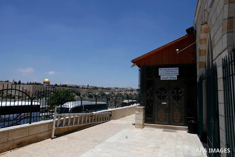 The Section of female worshipers is seen in Mohammed al-Fateh mosque in Jerusalem's Old city, June 14, 2013. An Israeli court in Jerusalem has decided to allow the Israeli government to demolish a section of Mohammed al-...