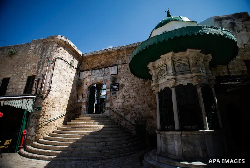 A general view of the Mosque of Al-Jazzar near of the Castle Akka in northern Palestine on 05 July 2013. Al-Naqoura is a geologic formation, located on the coast of the Mediterranean Sea, in the Western Galilee. It is a...