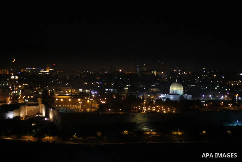 A general view of Al Aqsa mosque in Jerusalem old city, on July 13, 2013. Devout Muslims refrain from eating, drinking and smoking from dawn to dusk during Ramadan, a time of heightened religious fervor. Photo by Saeed Q...