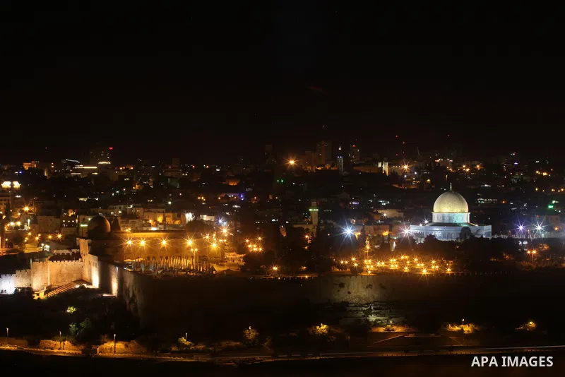 A general view of Al Aqsa mosque in Jerusalem old city, on Aug. 02, 2013. Devout Muslims refrain from eating, drinking and smoking from dawn to dusk during Ramadan, a time of heightened religious fervor. Photo by Issam R...