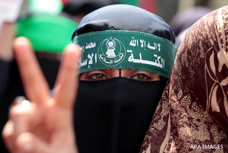 Palestinian women shout slogans during a protest organised by the Hamas movement in Gaza City on September 24, 2013, amid recent tensions among Palestinians regarding Israel's admittance of visitors to a holy site in Jer...