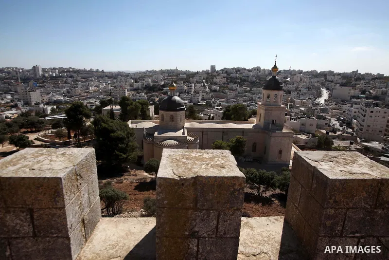 A Picture taken in 26, Oct. 2013, Shows the Russian Compound Church "al-Muskubīya" , in the West Bank city of Hebron. The site of the oak was acquired in 1868 by Archimandrite Antonin (Kapustin) for the Church of Russia,...