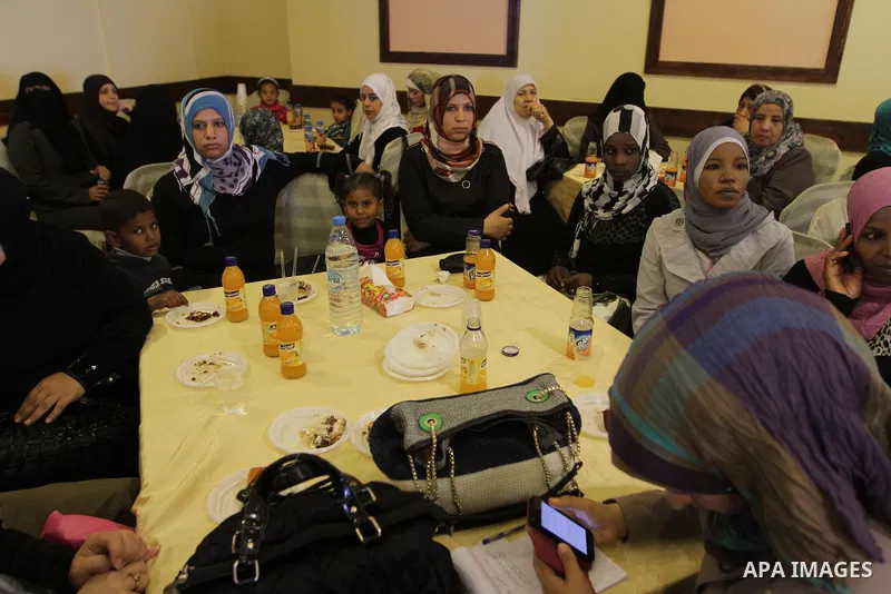 Palestinian Prime Minister in Gaza Strip Ismail Haniyeh, speaks during a meeting with Syrian and Palestinian-Syrian refugees in Gaza City on November 17, 2013. Photo by Mohammed Asad