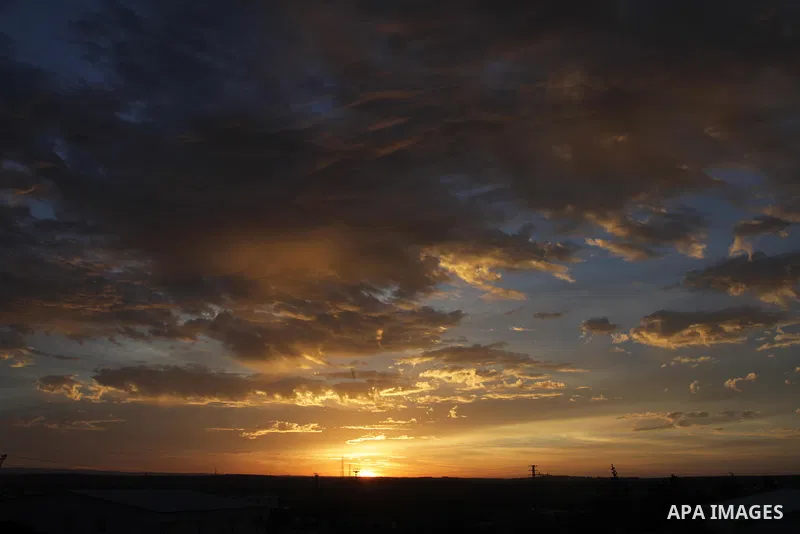 A general view of the Sunrise, in the East of Gaza City on November 27, 2013. Photo by Mohammed Asad