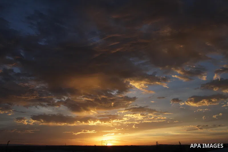 A general view of the Sunrise, in the East of Gaza City on November 27, 2013. Photo by Mohammed Asad