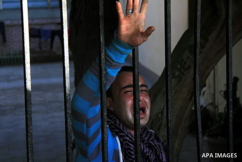Egyptian mourners participate in the funeral of victims killed in an explosion outside the police headquarters, in Mansoura, Dakahlia, Egypt, 24 December 2013. Egyptian Health and Interior Ministry said on 24 December a...
