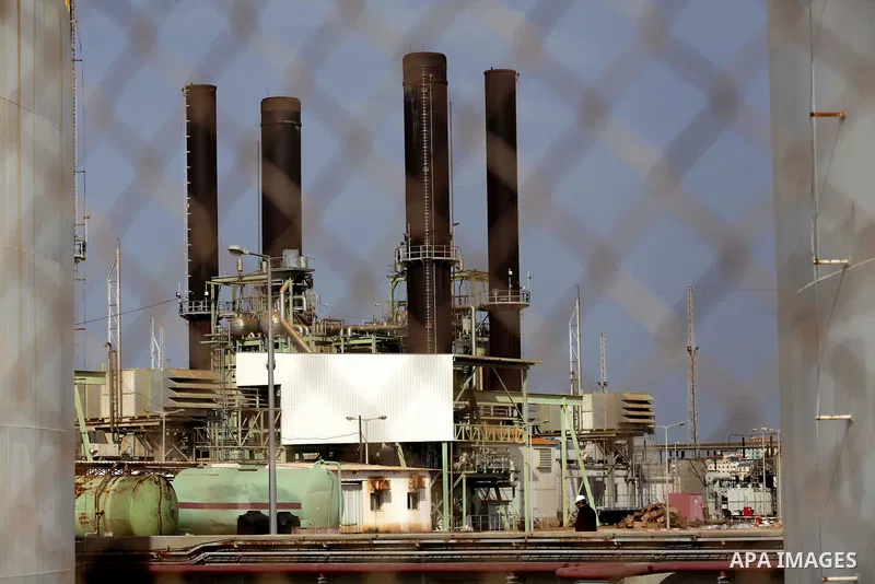 A general view of Gaza electricity company in Gaza city December 28, 2013. Israel closed the Kerem Shalom crossing following an upheaval of violence in the the Gaza Strip on Tuesday, during which a Palestinian sniper kil...