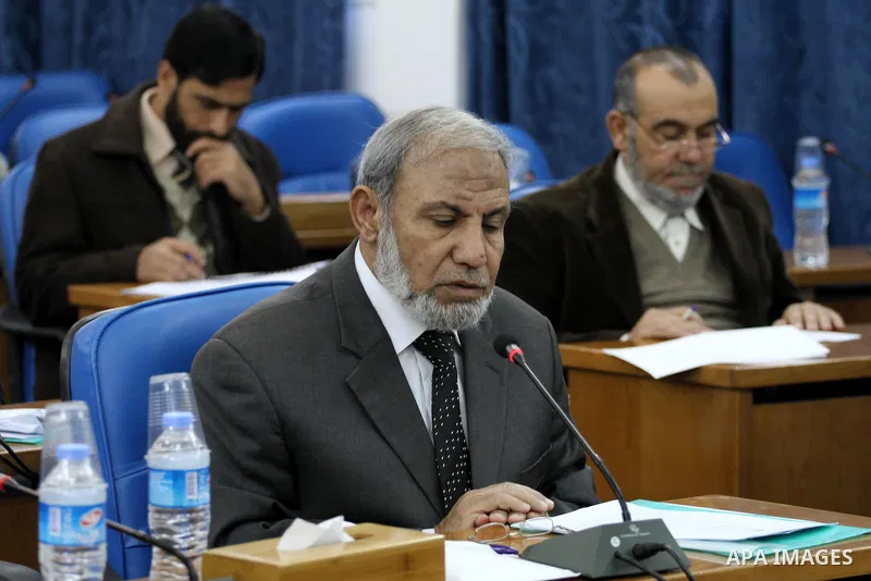 Members of the Palestinian Legislative Council in Gaza Strip hold a hearing discusses the Prawer Plan at the Palestinian Legislative Council, in Gaza City on January 28, 2014. The Prawer Plan bill calls for the relocatio...