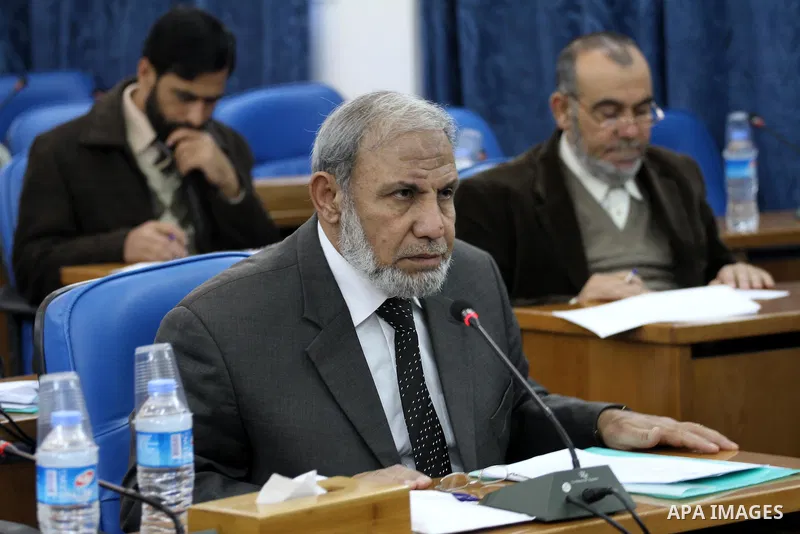 Members of the Palestinian Legislative Council in Gaza Strip hold a hearing discusses the Prawer Plan at the Palestinian Legislative Council, in Gaza City on January 28, 2014. The Prawer Plan bill calls for the relocatio...