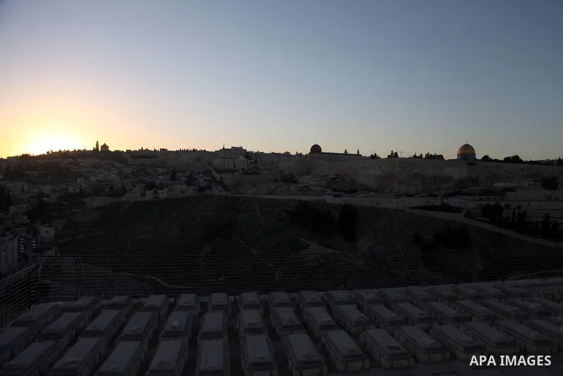 A General view the Dome of the Rock mosque in jerusalem city, on January 29, 2014. Photo by Saeed Qaq