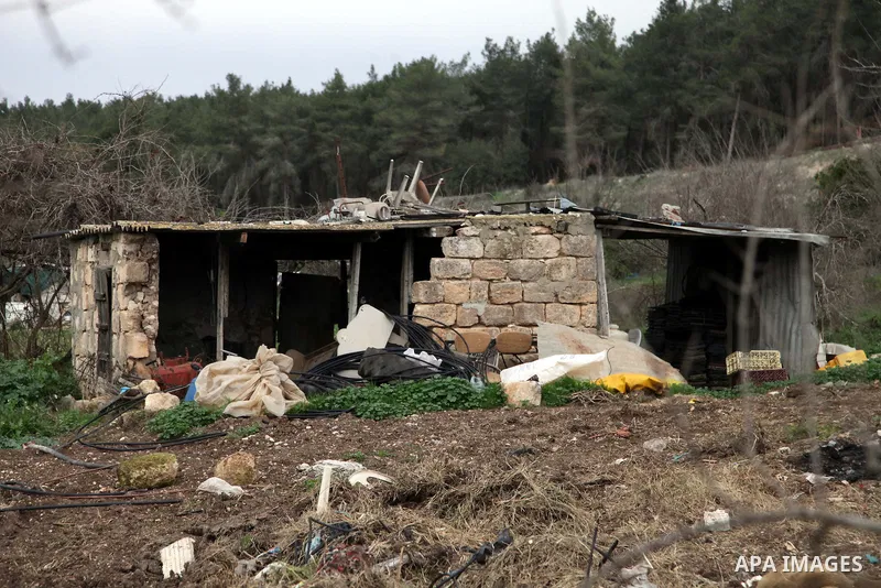 Remains of a Palestinian house are seen at a farm in Saffuriyya village near the City of Nazareth, February 03, 2014. Saffuriyya was occupied by Israeli troops on 15 July 1948, during Operation Dekel. On July 15, Israeli...