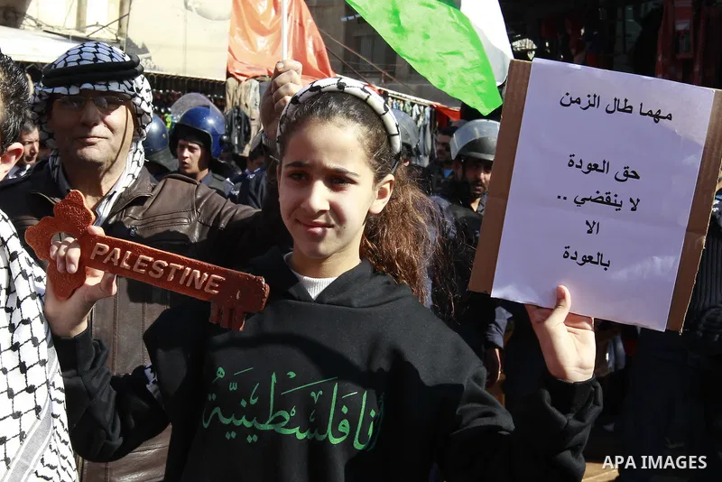 Jordanian activists take part in a demonstration against US Secretary of State John Kerry and his peace proposal, in Amman on February 7, 2014. Kerry is pressing Israel and the Palestinians to agree on a framework to gui...