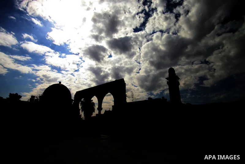 Palestinian worshipers attend Friday prayers at the Al-Aqsa compound, Islam's third holiest site, in the old city of Jerusalem February 14, 2014. Photo by Saeed Qaq