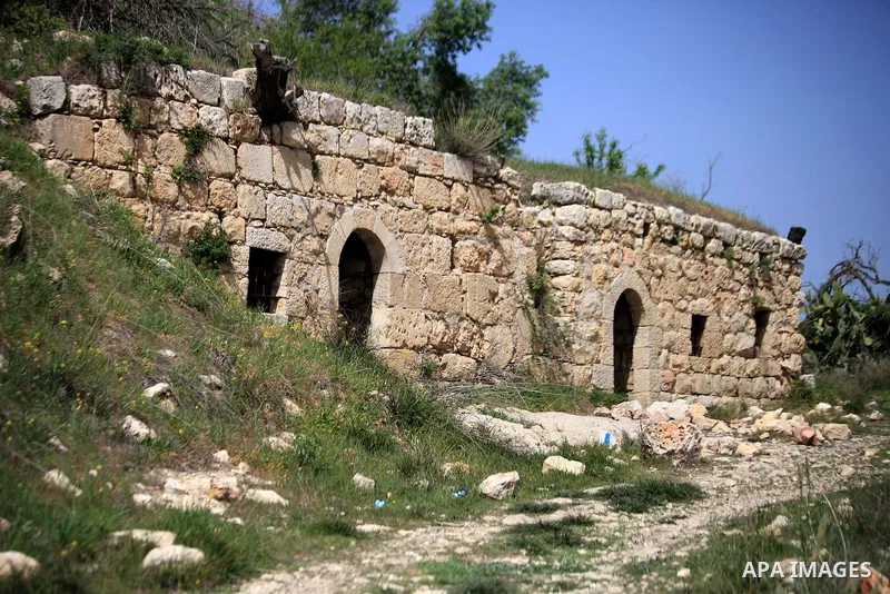 The remains of destroyed houses are seen in the village of Suba west of Jerusalem, March 05, 2014. Suba was a Palestinian Arab village west of Jerusalem that was mostly destroyed with the exception few deserted and parti...