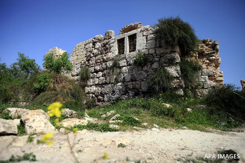 The remains of destroyed houses are seen in the village of Suba west of Jerusalem, March 05, 2014. Suba was a Palestinian Arab village west of Jerusalem that was mostly destroyed with the exception few deserted and parti...