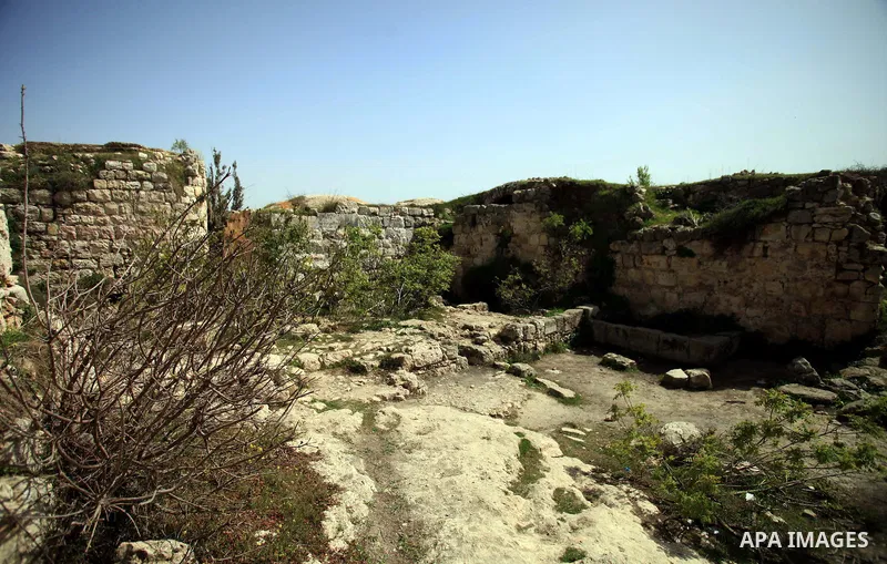 The remains of destroyed houses are seen in the village of Suba west of Jerusalem, March 05, 2014. Suba was a Palestinian Arab village west of Jerusalem that was mostly destroyed with the exception few deserted and parti...
