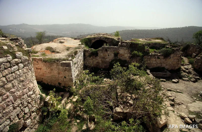 The remains of destroyed houses are seen in the village of Suba west of Jerusalem, March 05, 2014. Suba was a Palestinian Arab village west of Jerusalem that was mostly destroyed with the exception few deserted and parti...