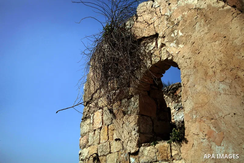 The remains of destroyed houses are seen in the village of Suba west of Jerusalem, March 05, 2014. Suba was a Palestinian Arab village west of Jerusalem that was mostly destroyed with the exception few deserted and parti...