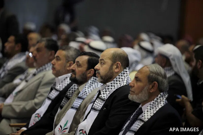 Palestinians attend the eighth National conference to maintain the Palestinian rights and constants, in Gaza City on May, 20, 2014. Photo by Ashraf Amra