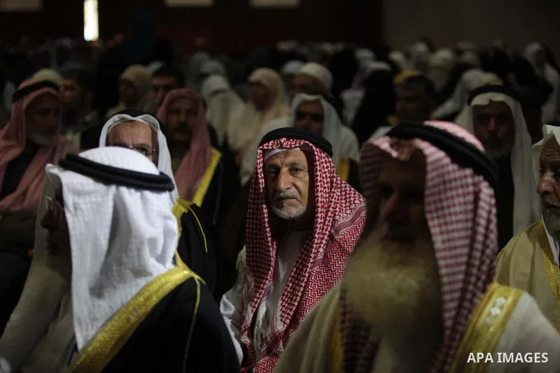 Palestinians attend the eighth National conference to maintain the Palestinian rights and constants, in Gaza City on May, 20, 2014. Photo by Ashraf Amra