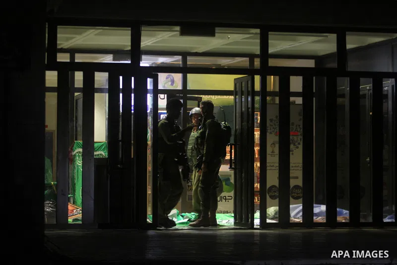 Israeli soldiers patrol at Birzeit University, on the outskirts of the city of Ramallah in the West Bank during an operation on June 19, 2014 as Israeli forces broadened the search for three teenagers believed kidnapped...