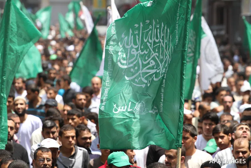 Palestinian supporters of Hamas movement take part in a rally in solidarity with the Palestinian in the West Bank and against any possible Israeli attack on Gaza, in Jabalia in the northern Gaza Strip, July 04, 2014. The...