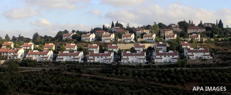 A picture shows the Hallamish settlement near the West Bank city of Ramallah, on August 3, 2014. Israeli soldiers guarded the settlement Hallamish following the infiltration of members to the inside and the occurrence of...