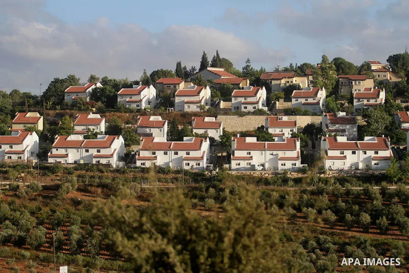 A picture shows the Hallamish settlement near the West Bank city of Ramallah, on August 3, 2014. Israeli soldiers guarded the settlement Hallamish following the infiltration of members to the inside and the occurrence of...