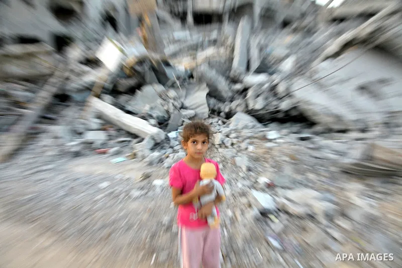 Palestinians return to their houses in Beit Hanoun after a ceasefire was declared, in northern Gaza strip on August 28, 2014. Israel and Palestinians both boasted of victory in the Gaza war but analysts say Hamas receive...