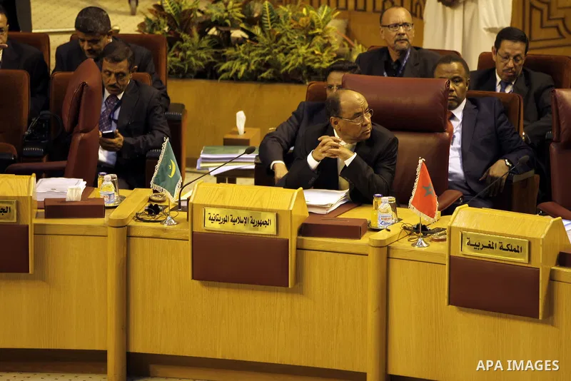 Foreign ministers of the Arab League take part in an emergency meeting at the league's headquarters in Cairo September 7, 2014. According to media sources among other topic the ministers will be discussing are the ongoin...
