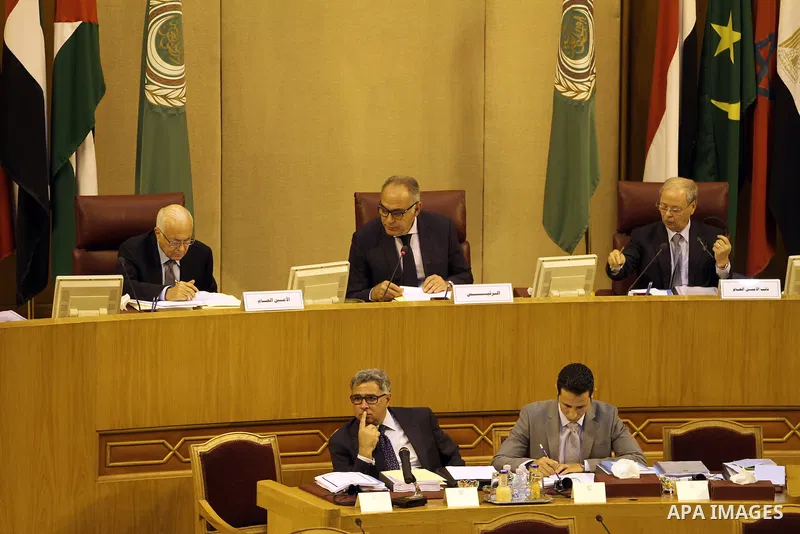 Arab League Secretary-General Nabil Elaraby attends the 142nd Arab League Foreign Ministers' meeting at the League's headquarters in Cairo, Egypt, 07 September 2014. According to media sources among other topic the minis...