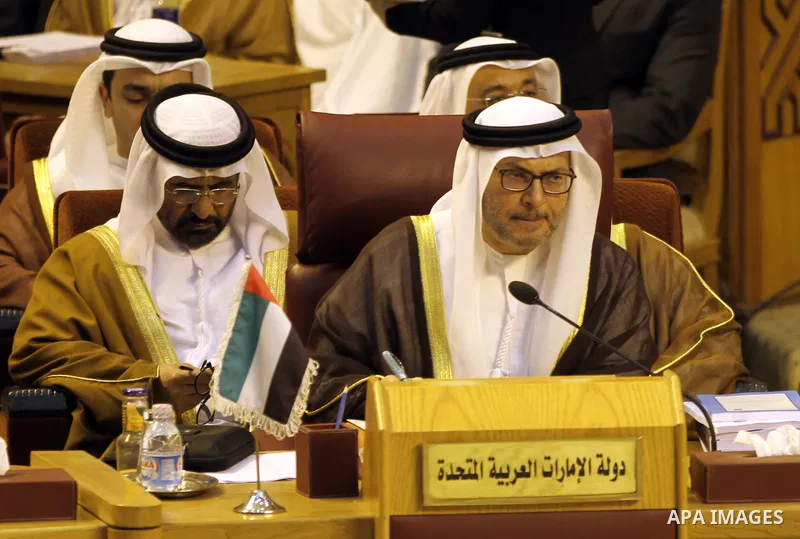 Anwar Gargash, UAE Foreign Minister attends the 142nd Arab League Foreign Ministers' meeting at the League's headquarters in Cairo, Egypt, 07 September 2014. According to media sources among other topic the ministers wil...