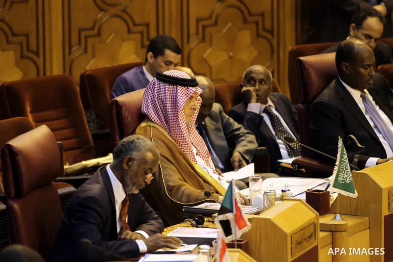 Saudi Foreign Minister Prince Saud al-Faisal attends the 142nd Arab League Foreign Ministers' meeting at the League's headquarters in Cairo, Egypt, 07 September 2014. According to media sources among other topic the mini...