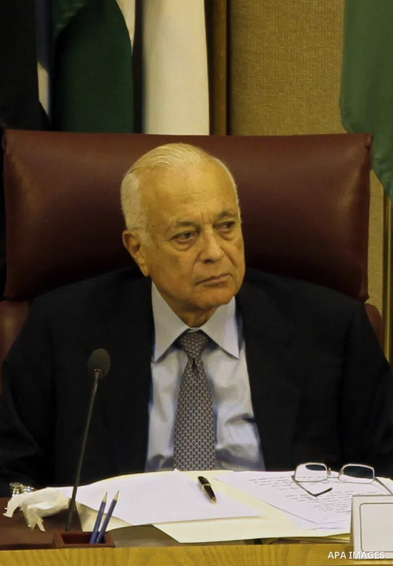 Arab League Secretary-General Nabil Elaraby attends the 142nd Arab League Foreign Ministers' meeting at the League's headquarters in Cairo, Egypt, 07 September 2014. According to media sources among other topic the minis...