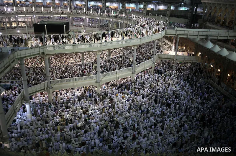 Muslim pilgrims move around the Kaaba inside the Grand Mosque during the annual Hajj in Mecca, Saudi Arabia, Sept. 23, 2014. About 160 countries converge annually on the Islamic cities of Mecca and Medina in western Saud...