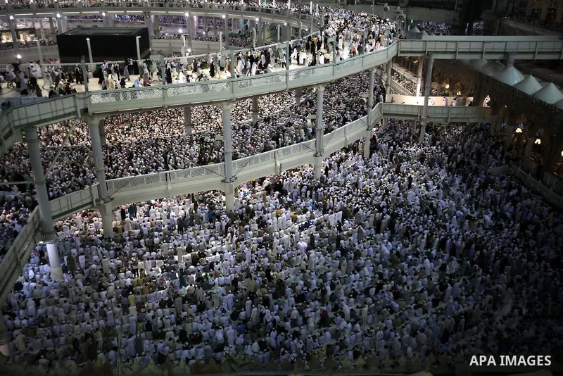 Muslim pilgrims move around the Kaaba inside the Grand Mosque during the annual Hajj in Mecca, Saudi Arabia, Sept. 23, 2014. About 160 countries converge annually on the Islamic cities of Mecca and Medina in western Saud...