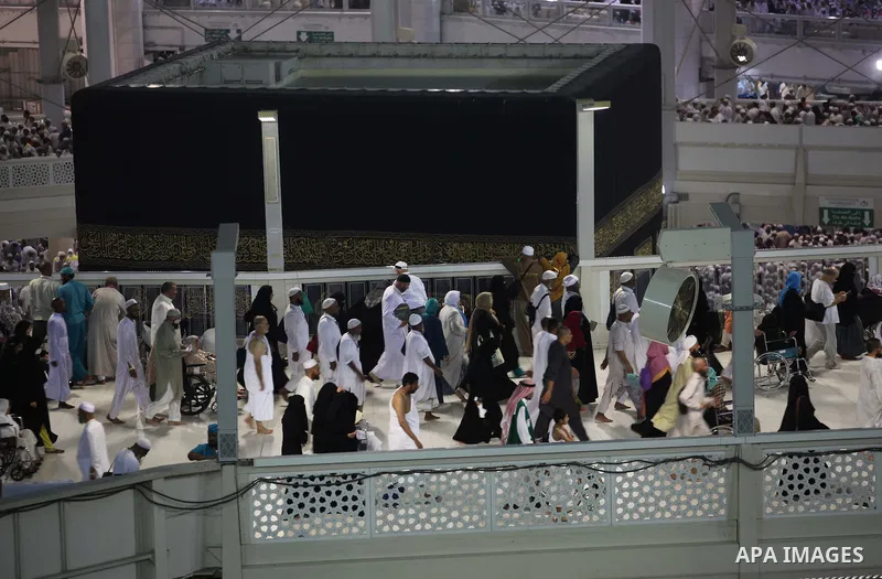 Muslim pilgrims move around the Kaaba inside the Grand Mosque during the annual Hajj in Mecca, Saudi Arabia, Sept. 23, 2014. About 160 countries converge annually on the Islamic cities of Mecca and Medina in western Saud...