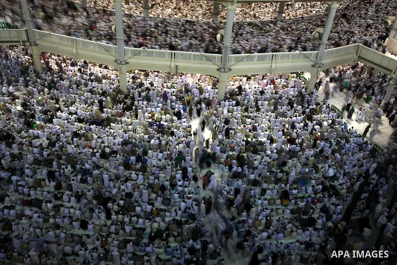 Muslim pilgrims move around the Kaaba inside the Grand Mosque during the annual Hajj in Mecca, Saudi Arabia, Sept. 23, 2014. About 160 countries converge annually on the Islamic cities of Mecca and Medina in western Saud...