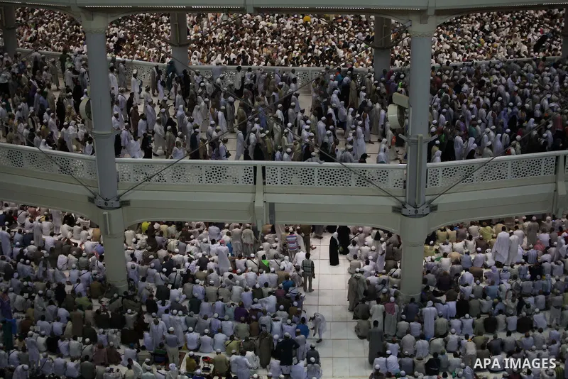 Muslim pilgrims move around the Kaaba inside the Grand Mosque during the annual Hajj in Mecca, Saudi Arabia, Sept. 23, 2014. About 160 countries converge annually on the Islamic cities of Mecca and Medina in western Saud...