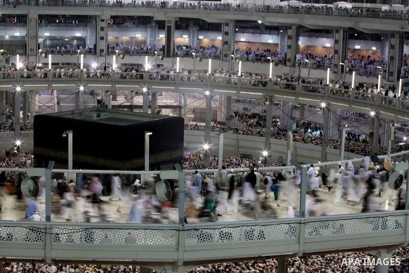Muslim pilgrims move around the Kaaba inside the Grand Mosque during the annual Hajj in Mecca, Saudi Arabia, Sept. 23, 2014. About 160 countries converge annually on the Islamic cities of Mecca and Medina in western Saud...