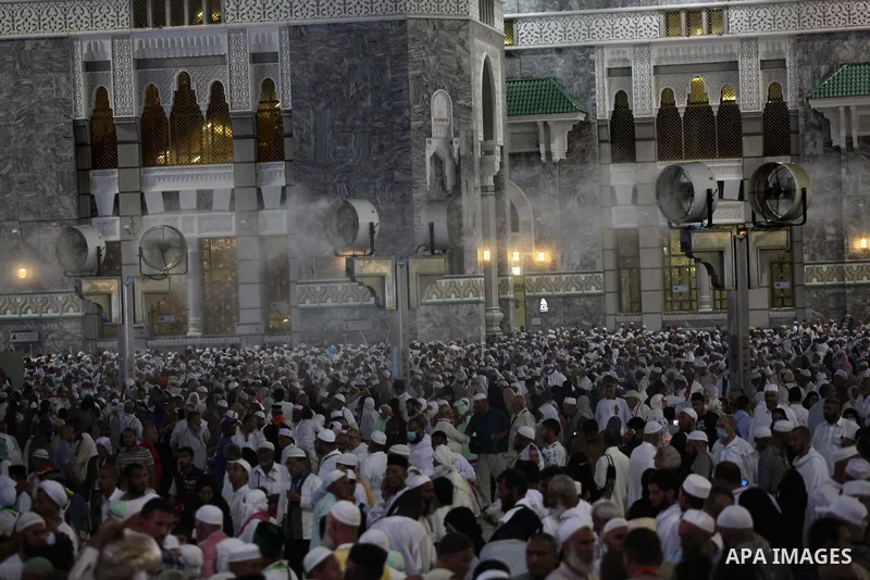Muslim pilgrims move around the Kaaba inside the Grand Mosque during the annual Hajj in Mecca, Saudi Arabia, Sept. 23, 2014. About 160 countries converge annually on the Islamic cities of Mecca and Medina in western Saud...